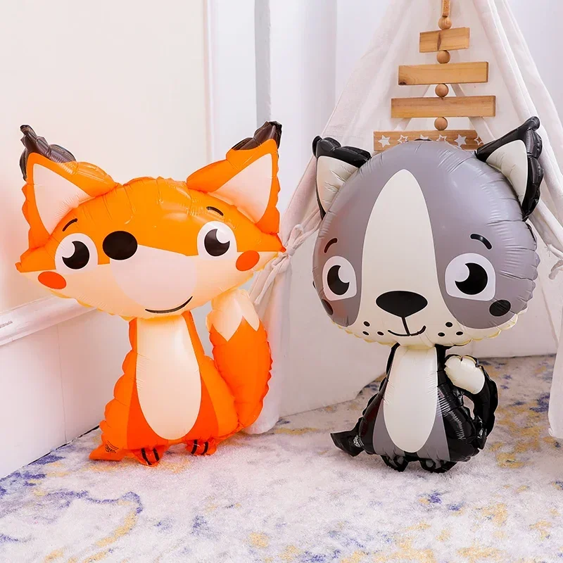 Jungle Cartoon Animal Foil Balloons Fox Penguin Hippo Tiger Crocodile Air Balls Birthday Party Baby Shower Decorations Globos
Jungle Cartoon Animal Foil Balloons Fox Penguin Hippo Tiger Crocodile Air Balls Birthday Party Baby Shower Decorations Globos