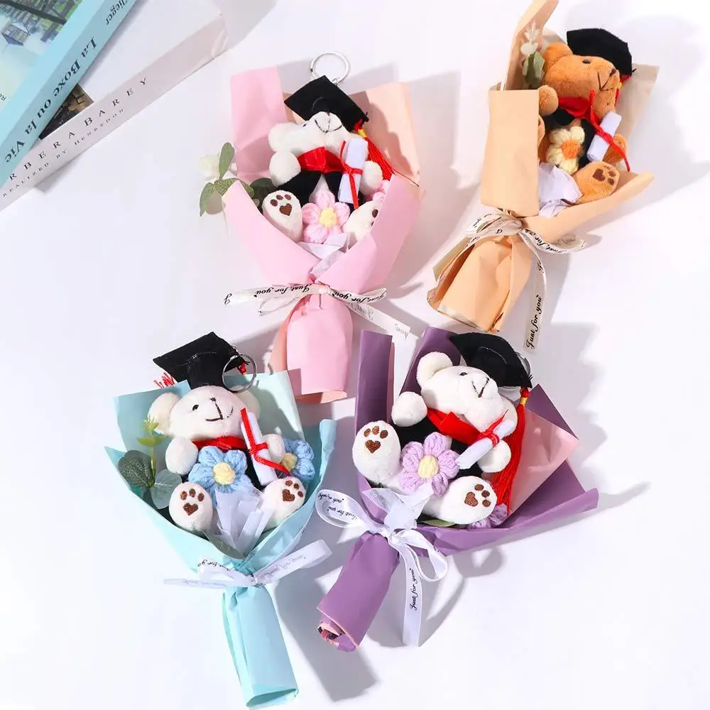 Graduation Season Little Bear Crochet Bouquet Graduation Ceremony Congratulation Graduation Flower Bouquet Decorative
Graduation Season Little Bear Crochet Bouquet Graduation Ceremony Congratulation Graduation Flower Bouquet Decorative