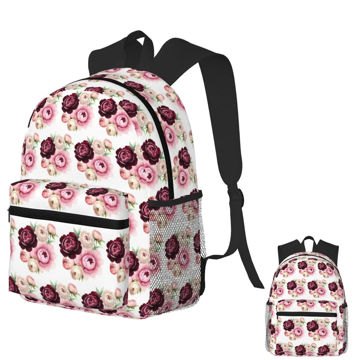 Romantic Peony Bloom Watercolor Floral Clipart Student Backpack School Bag Hiking Travel Daypack Fashion Bookbag Shoulder Bags 
Romantic Peony Bloom Watercolor Floral Clipart Student Backpack School Bag Hiking Travel Daypack Fashion Bookbag Shoulder Bags
