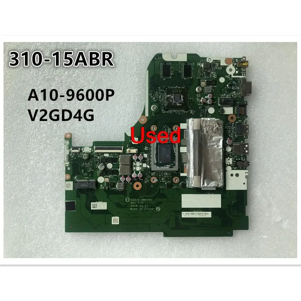 NM-A741 для Lenovo Ideapad 310-15ABR, материнская плата для ноутбука, процессор A10-9600P V2G D4G SWG FRU 5B20L71648
NM-A741 для Lenovo Ideapad 310-15ABR, материнская плата для ноутбука, процессор A10-9600P V2G D4G SWG FRU 5B20L71648