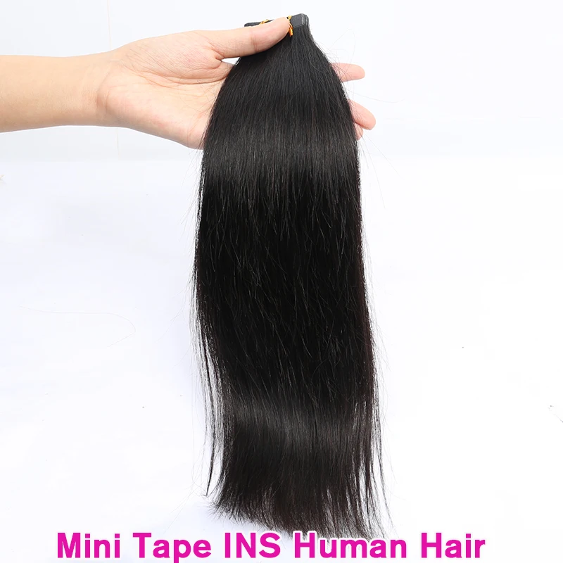 Шелковая прямая мини-лента Ins для наращивания человеческих волос, натуральные черные необработанные пучки человеческих волос с мини-лентами, невидимые Ever Beauty
Шелковая прямая мини-лента Ins для наращивания человеческих волос, натуральные черные необработанные пучки человеческих волос с мини-лентами, невидимые Ever Beauty