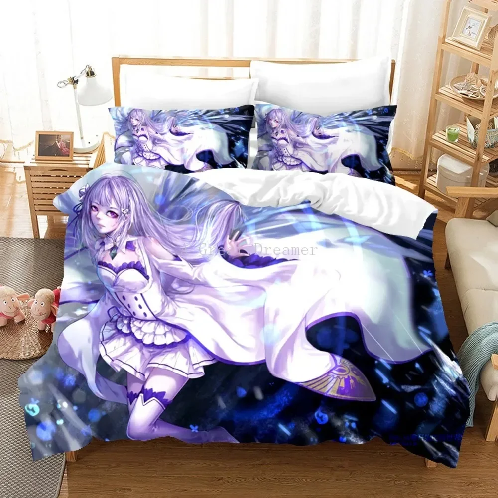 3D Print RE Zero Rem Ram Anime Bedding Set Gils Duvet Covers Pillowcases Comforter Bedding Sets Bedclothes Bed Linen
3D Print RE Zero Rem Ram Anime Bedding Set Gils Duvet Covers Pillowcases Comforter Bedding Sets Bedclothes Bed Linen