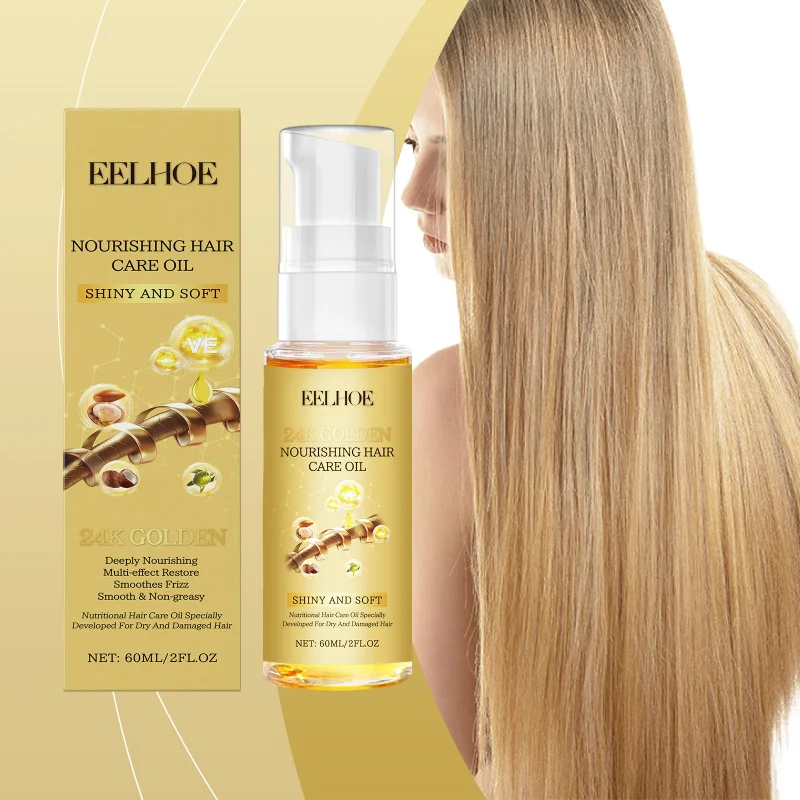 24K Gold Hair Oil - Nourishing Treatment For Dry Damaged Hair, Helps Smooth & Add Shine With Luxurious Formula
24K Gold Hair Oil - Nourishing Treatment For Dry Damaged Hair, Helps Smooth & Add Shine With Luxurious Formula