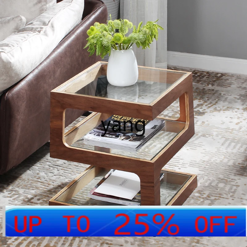 LMM square side table coffee table small apartment modern simple glass square table
LMM square side table coffee table small apartment modern simple glass square table