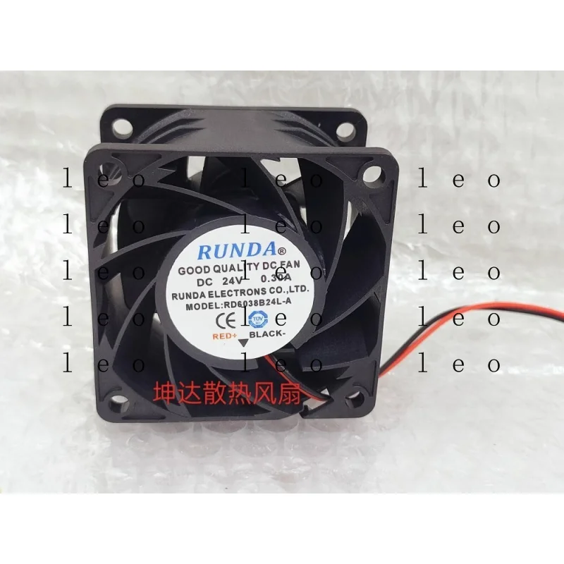 BB for RUNDA RD6038B24L-A DC24V 0.30A 6CM 60*60*38MM Inverter Cooling Fan
BB for RUNDA RD6038B24L-A DC24V 0.30A 6CM 60*60*38MM Inverter Cooling Fan