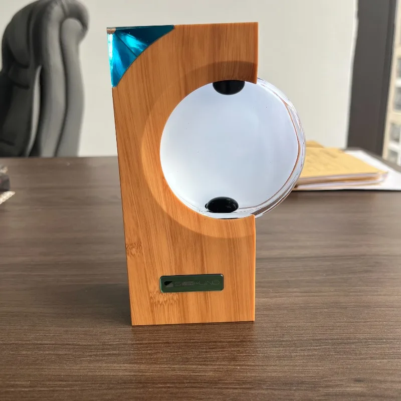 Bamboo Wood Magnetic Fluid Rhythm Lamp Music Sound Pickup Visualizer LED Night Light Creative Desktop Decor Gift for Home Office
Bamboo Wood Magnetic Fluid Rhythm Lamp Music Sound Pickup Visualizer LED Night Light Creative Desktop Decor Gift for Home Office
