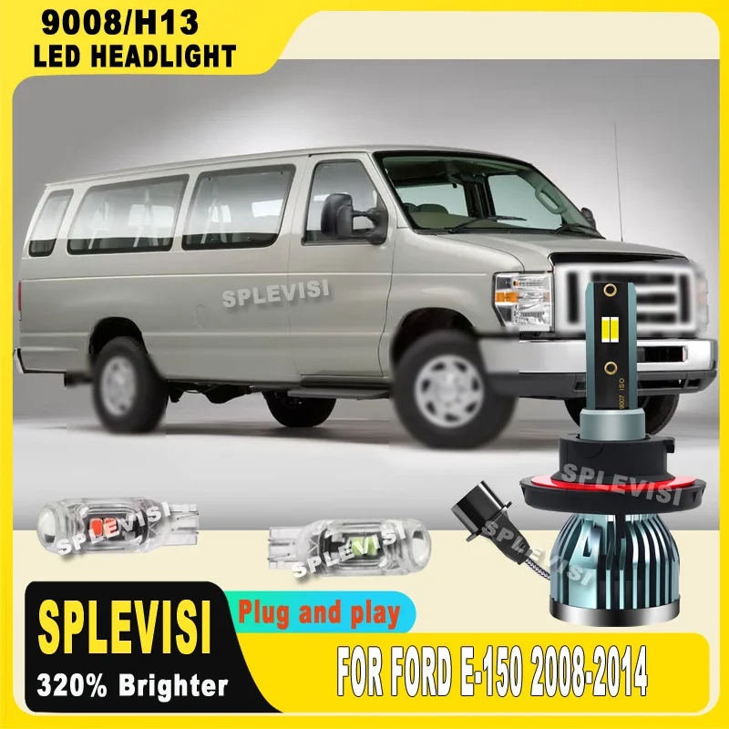 IP68 Waterproof Tool-free Install Optimal Night Driving Safety LED Headlight For Ford E-150 2008 2009 2010 2011 2012 2013 2014
IP68 Waterproof Tool-free Install Optimal Night Driving Safety LED Headlight For Ford E-150 2008 2009 2010 2011 2012 2013 2014