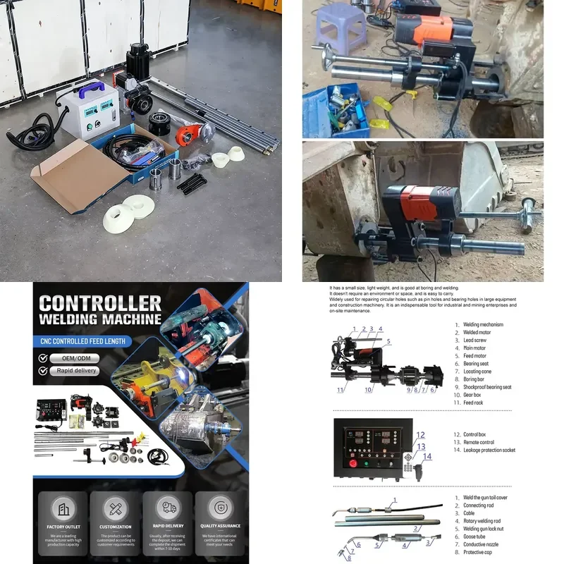AP01 Portable CNC Line Boring Machine for Jiarun 40-300mm 220V Bore Welding Motor Engine Excavator Hole Repair Energy Saving
AP01 Portable CNC Line Boring Machine for Jiarun 40-300mm 220V Bore Welding Motor Engine Excavator Hole Repair Energy Saving