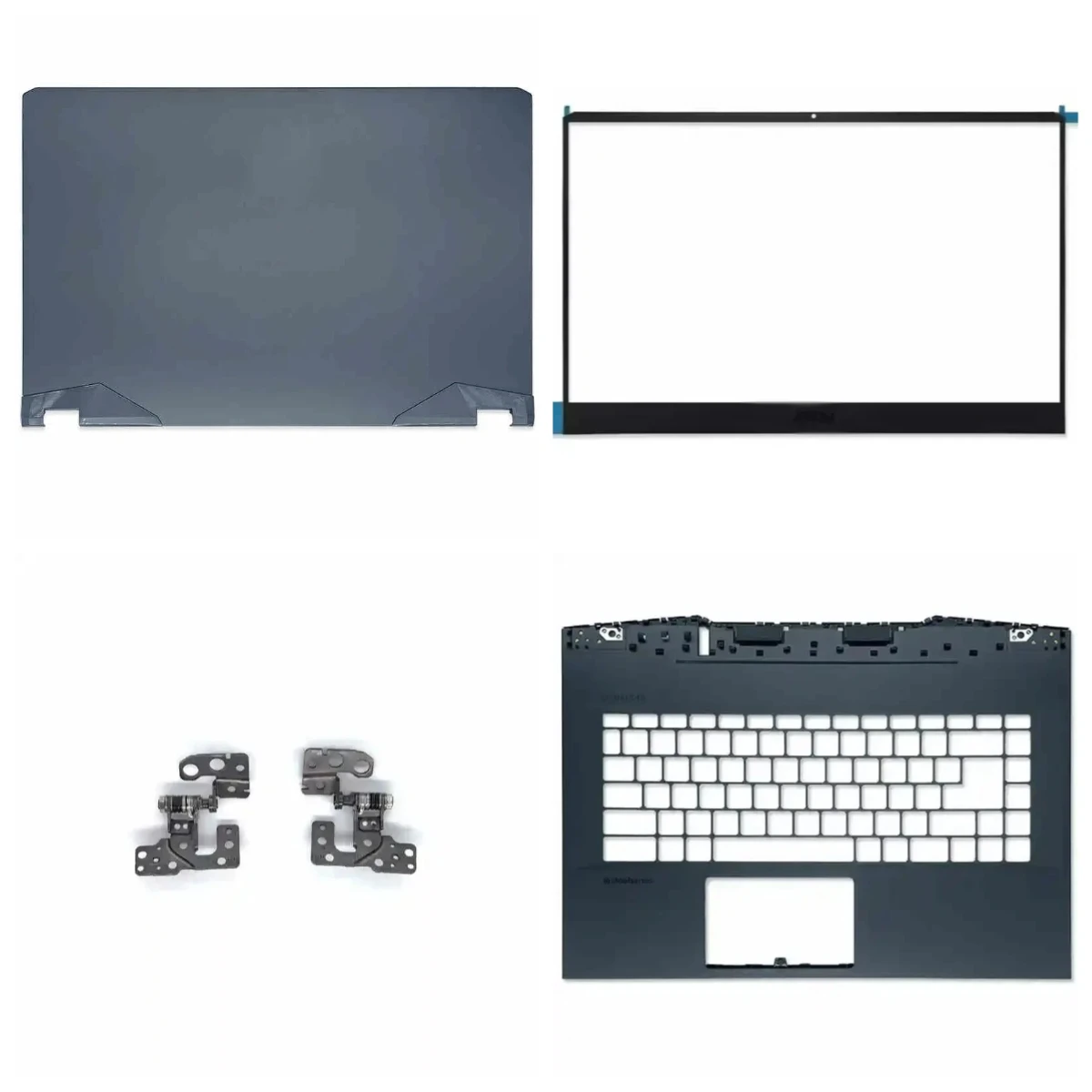 Shell GE66 MS-1541, 1542, 1543, GE66VR laptop: LCD rear cover / Front panel / Palm rest / Bottom case / ABCD hinge cover
Shell GE66 MS-1541, 1542, 1543, GE66VR laptop: LCD rear cover / Front panel / Palm rest / Bottom case / ABCD hinge cover