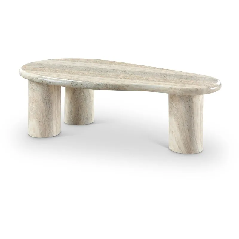 Art Deco Indoor/Outdoor Concrete Coffee Table in Travertine Finish, 47.5" W x, Customized
Art Deco Indoor/Outdoor Concrete Coffee Table in Travertine Finish, 47.5" W x, Customized