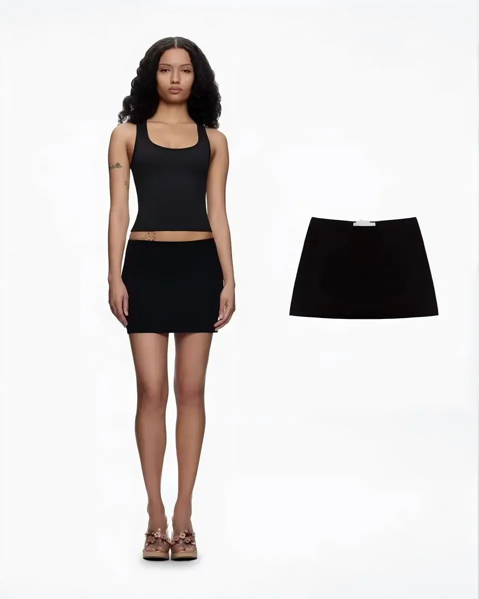 tank summer black mini US dollar short skirt slim fit bag hip mid low waist skirt 100% human silk skirt women 2025
tank summer black mini US dollar short skirt slim fit bag hip mid low waist skirt 100% human silk skirt women 2025