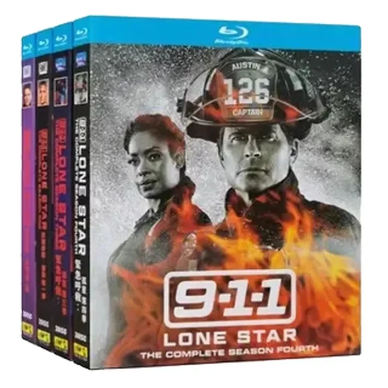 BD Blu-ray Ultra-High Definition European and American Drama Emergency Call for Help Lone Star Seasons 1–4 Complete 50
BD Blu-ray Ultra-High Definition European and American Drama Emergency Call for Help Lone Star Seasons 1–4 Complete 50