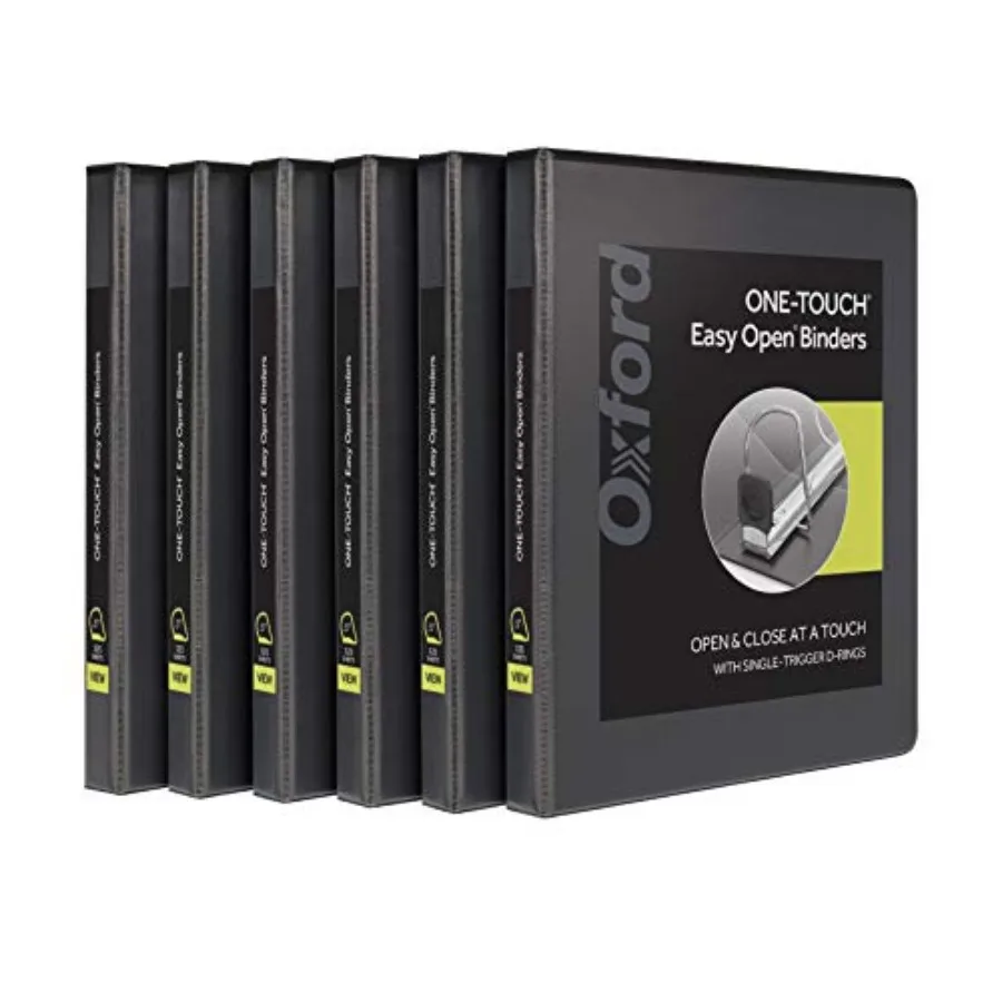 Rg Bders, ONE-Touch Easy Open D Rings, Durable Bders for School and Office, View Bder Covers, Xtralife Hge, Non-Stick, PVC-Free
Rg Bders, ONE-Touch Easy Open D Rings, Durable Bders for School and Office, View Bder Covers, Xtralife Hge, Non-Stick, PVC-Free