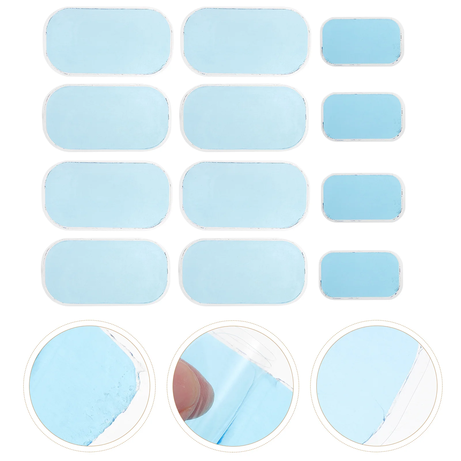 12 Pcs Hydrogel Patch Hip Trainer Supple Gel-pads Fitness Buttock Replacement Gels Equipments Gel-Patches Supply
12 Pcs Hydrogel Patch Hip Trainer Supple Gel-pads Fitness Buttock Replacement Gels Equipments Gel-Patches Supply