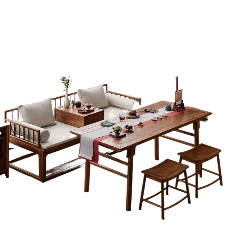 Arhat bed, new Chinese all-solid wood push-pull bed, chaise longue old elm zen small apartment, living room sofa dual-purpose
Arhat bed, new Chinese all-solid wood push-pull bed, chaise longue old elm zen small apartment, living room sofa dual-purpose