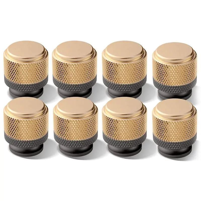 A02M-8 Pcs Knurled Cabinet Knobs Kitchen Drawer Knobs Handles Bathroom Cabinet Door Knobs Decorative Pull Knobs (Gold)
A02M-8 Pcs Knurled Cabinet Knobs Kitchen Drawer Knobs Handles Bathroom Cabinet Door Knobs Decorative Pull Knobs (Gold)