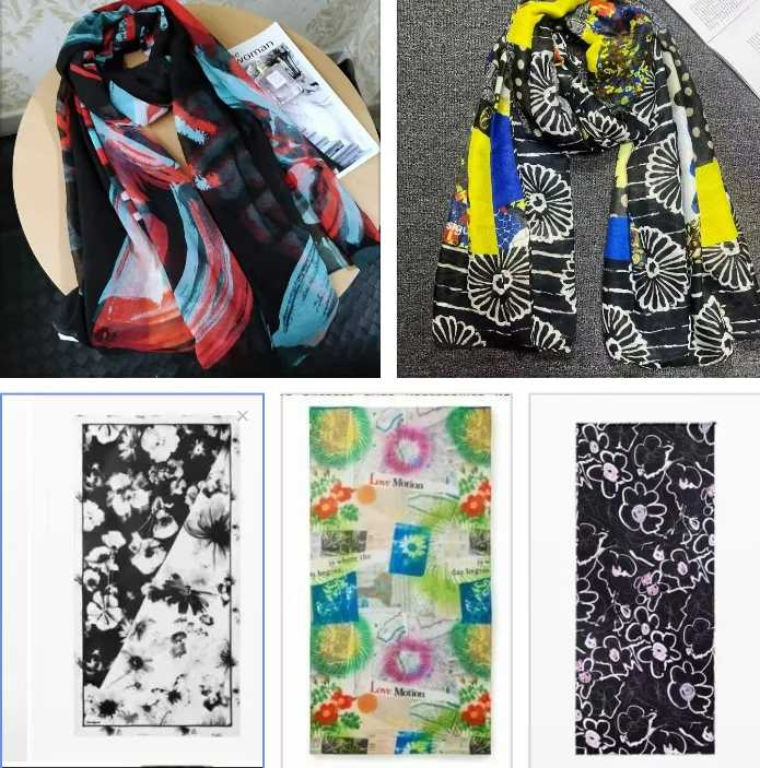 Foreign trade original single Spanish new print colorful all fashion beach shawl scarf scarf
Foreign trade original single Spanish new print colorful all fashion beach shawl scarf scarf