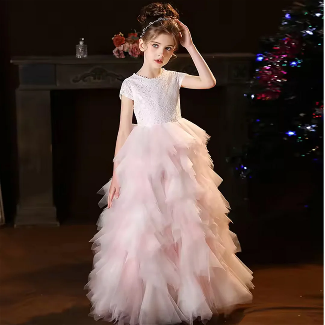 Lace Beaded Princess Dress White Girls Dress Teen Flower Girl Dress Children Elegant Dress Christmas Dress/Customizable
Lace Beaded Princess Dress White Girls Dress Teen Flower Girl Dress Children Elegant Dress Christmas Dress/Customizable