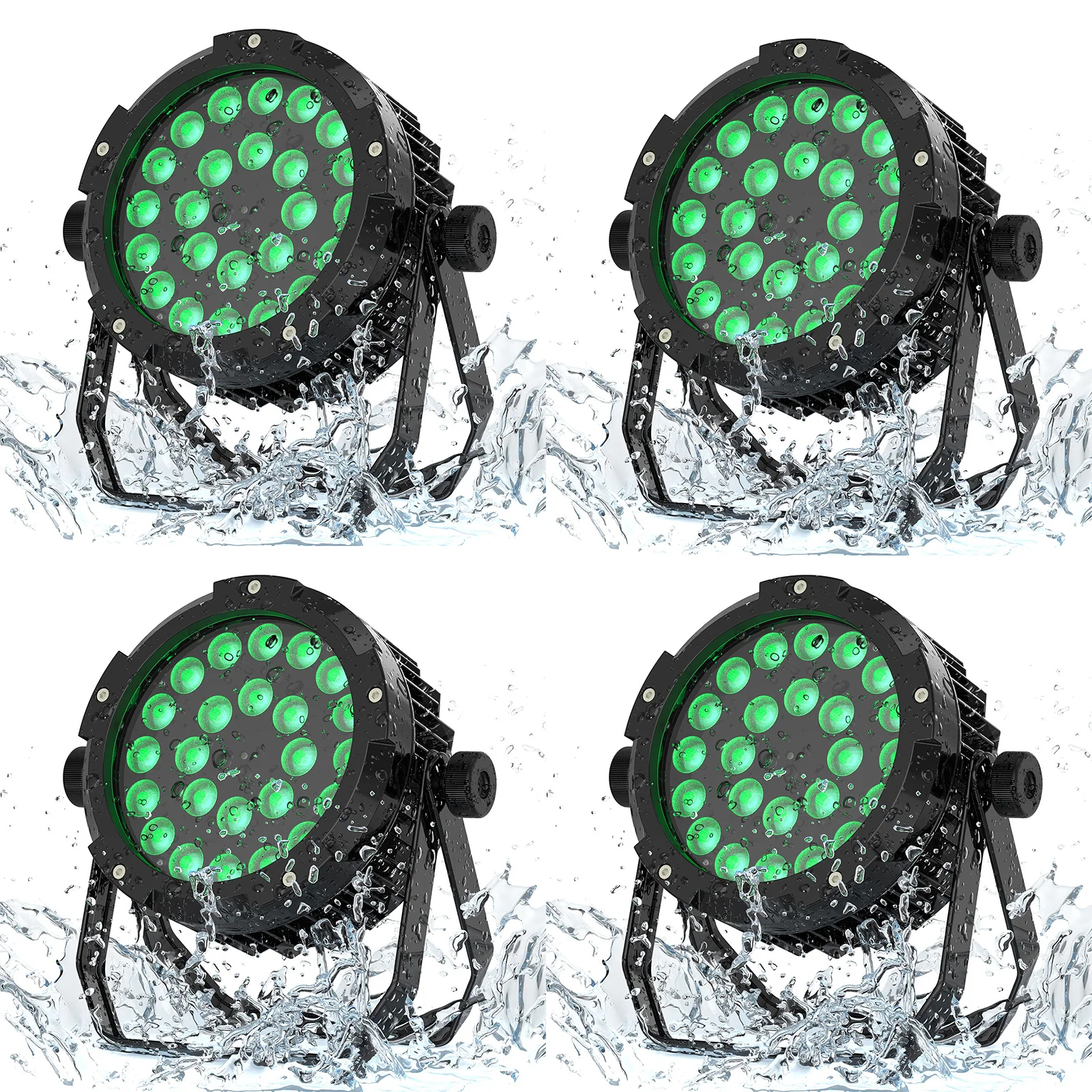 U'King 4 шт. RGBWA + UV 6IN1 Par Light Водонепроницаемый 24x15 Вт светодиодный сценический светильник DMX512 со стробоскопом DJ Light для дискотек и вечеринок
U'King 4 шт. RGBWA + UV 6IN1 Par Light Водонепроницаемый 24x15 Вт светодиодный сценический светильник DMX512 со стробоскопом DJ Light для дискотек и вечеринок