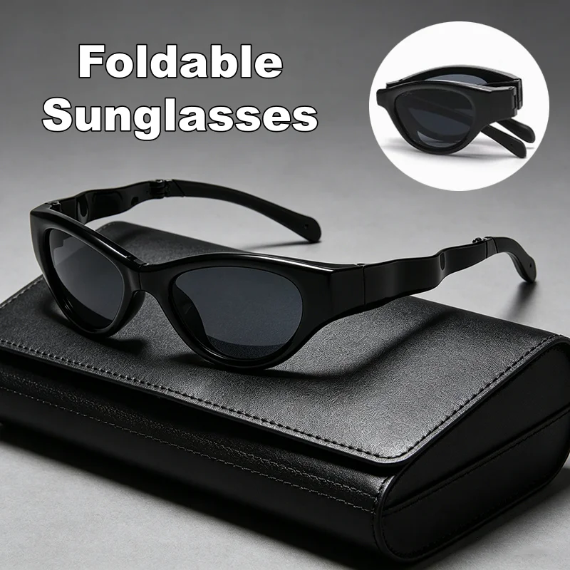 Wavy-Leg Foldable Sunglasses Stylish Cat-Eye Y2K Trend Street Style Sun Glasses Outdoor Sports UV400 Cycling Glasses for Women
Wavy-Leg Foldable Sunglasses Stylish Cat-Eye Y2K Trend Street Style Sun Glasses Outdoor Sports UV400 Cycling Glasses for Women