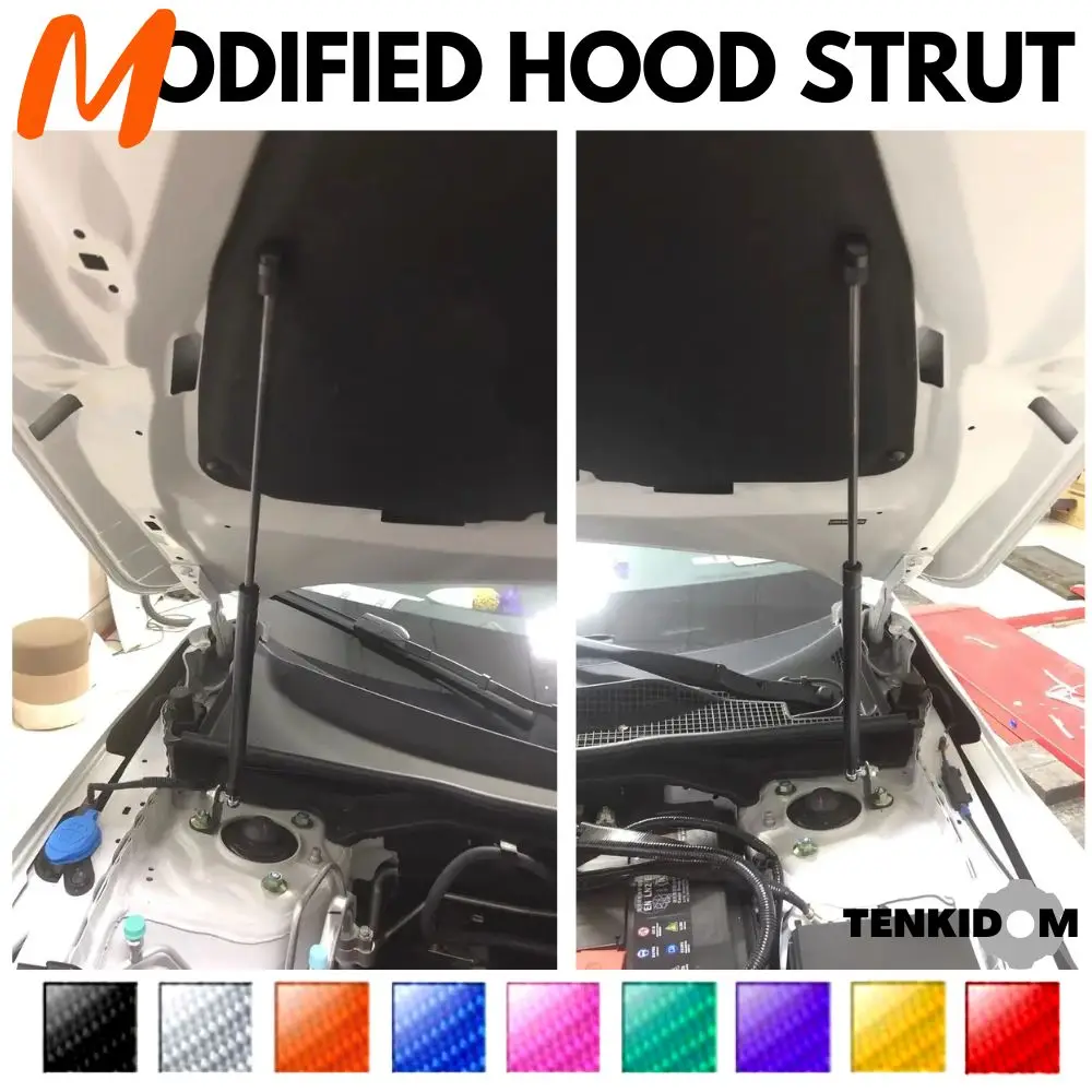Передние стойки капота для Honda Civic Mk11 2021-настоящее время поддержки амортизатора, опоры газовых амортизаторов капота, пружины без сверления 
Передние стойки капота для Honda Civic Mk11 2021-настоящее время поддержки амортизатора, опоры газовых амортизаторов капота, пружины без сверления