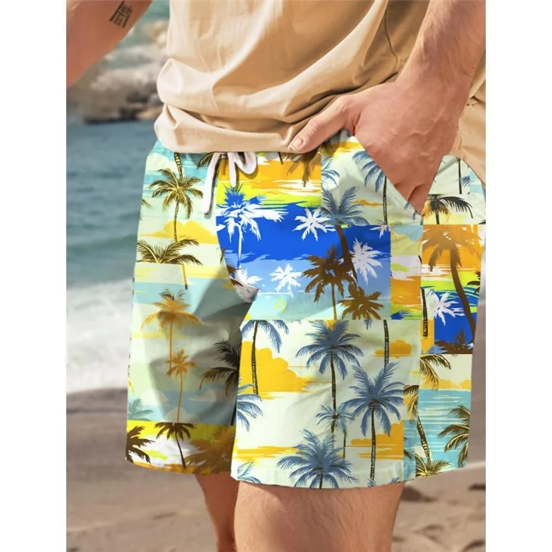 3D Printing Colorful Cloud Geometry Short Pants For Men Coconut Tree Pattern Swim Trunks Summer Oversized Casual Beach Shorts 
3D Printing Colorful Cloud Geometry Short Pants For Men Coconut Tree Pattern Swim Trunks Summer Oversized Casual Beach Shorts