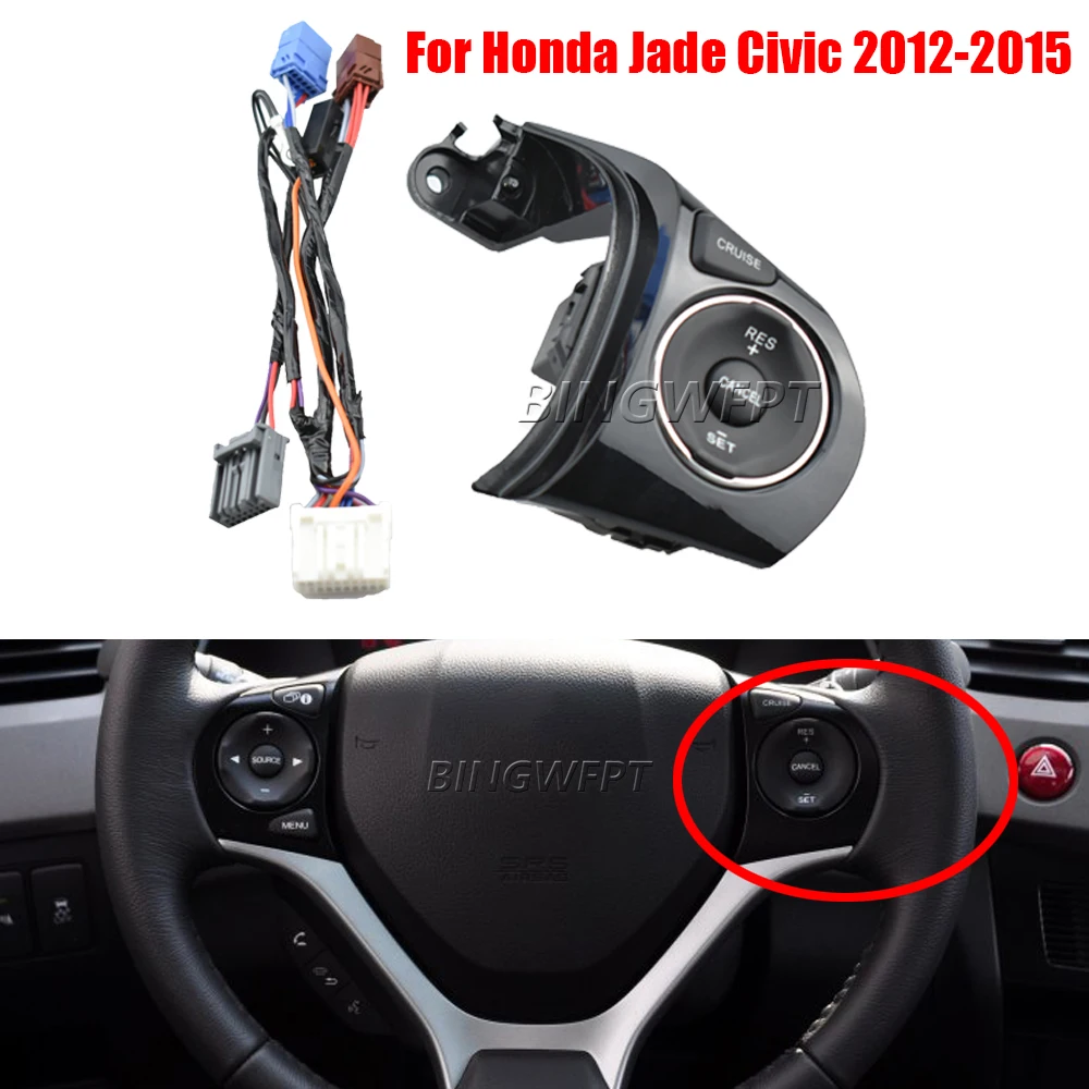 High Quality 35880-TR6-A01 Steering Wheel Control Switch Cruise Button For Honda Jade Civic 2012 2013 2014 2015
High Quality 35880-TR6-A01 Steering Wheel Control Switch Cruise Button For Honda Jade Civic 2012 2013 2014 2015