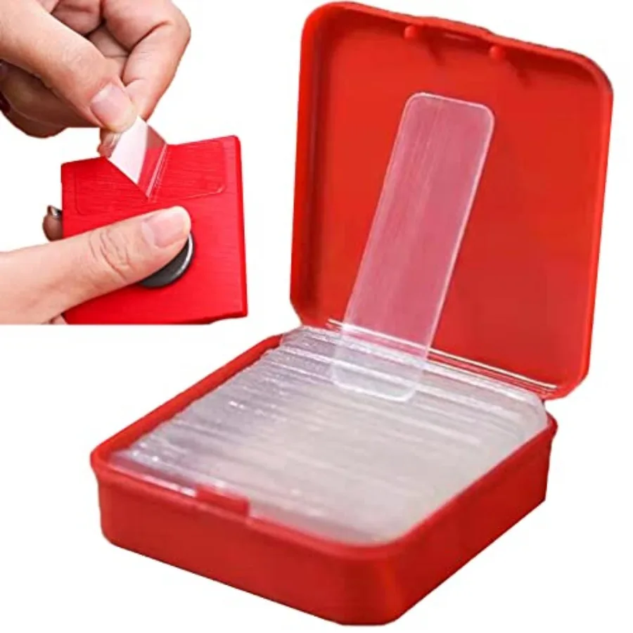 Reusable Multifunctional Double Sided Adhesive Tape, 60/180/300 Pcs Double Sided Mounting Strong Sticky Wall Strips Transparent
Reusable Multifunctional Double Sided Adhesive Tape, 60/180/300 Pcs Double Sided Mounting Strong Sticky Wall Strips Transparent