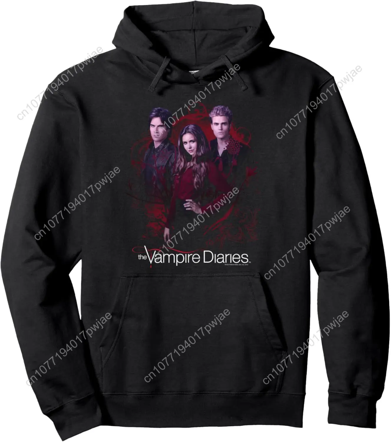 WARNER BROS Vampire Diaries Company of Three Unisex-Adult Black Small Solid Color Cotton Long Sleeve Classic Fit Hoodie with Kan
WARNER BROS Vampire Diaries Company of Three Unisex-Adult Black Small Solid Color Cotton Long Sleeve Classic Fit Hoodie with Kan