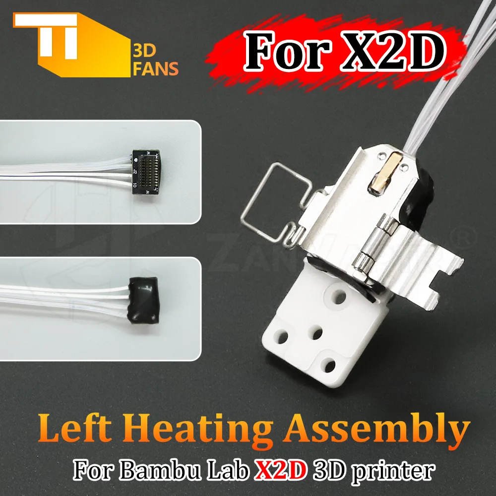 For Bambu Lab X2D Left Hot End Heating Assembly Genuine 3D Printer Accessories for X2D Dual Hotend
For Bambu Lab X2D Left Hot End Heating Assembly Genuine 3D Printer Accessories for X2D Dual Hotend