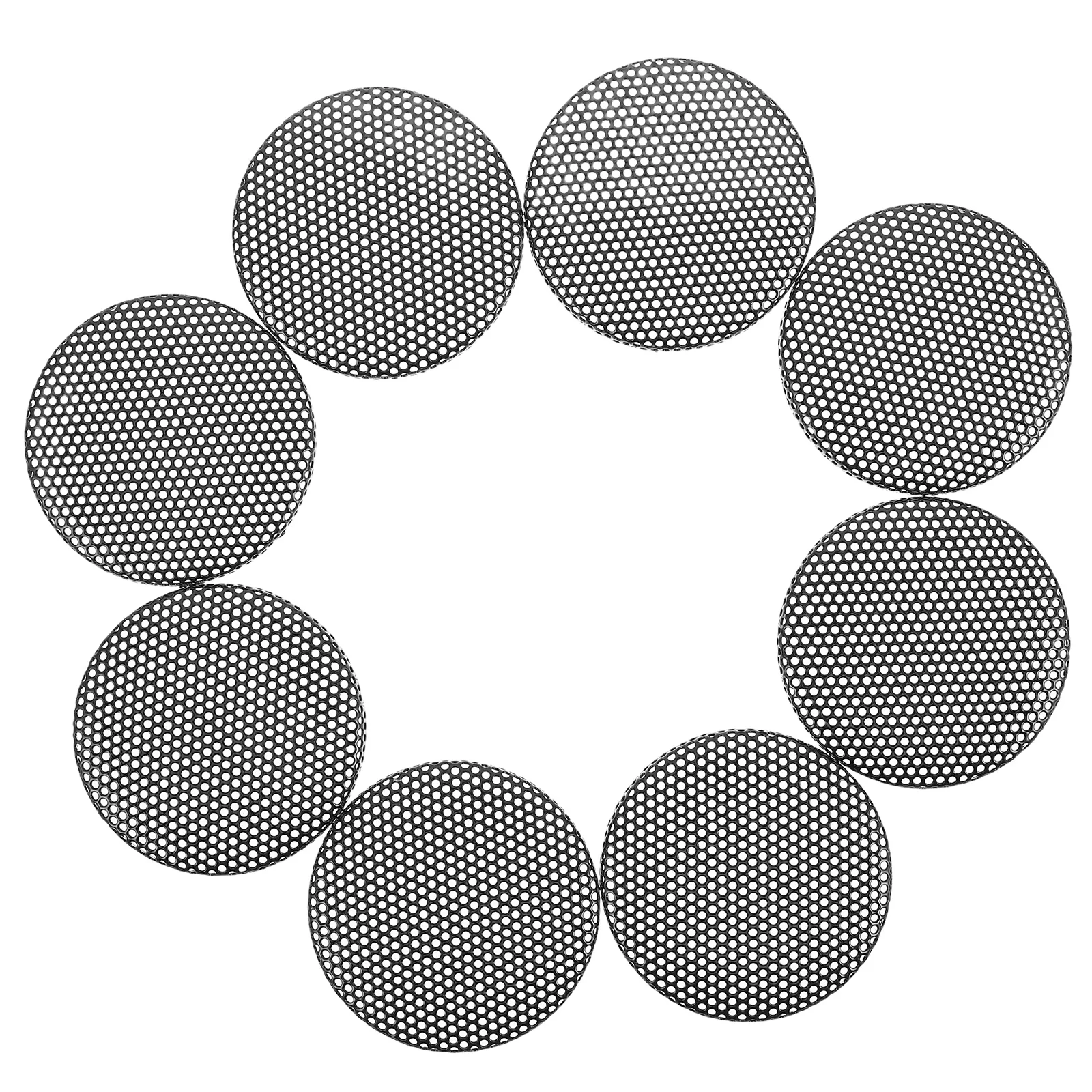 8pcs Grille Covers High-Density Metal Black Smooth Edge For Theater Ktv Conference Room Audio Systems Car Decorative Round Guard
8pcs Grille Covers High-Density Metal Black Smooth Edge For Theater Ktv Conference Room Audio Systems Car Decorative Round Guard