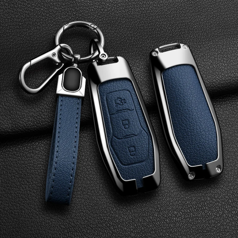 Metal Car Key Case Cover Shell Fob for Ford Figo Mondeo 5 Ecosport Puma Fiesta Mk8 Everest Ranger 3 Button Accessories
Metal Car Key Case Cover Shell Fob for Ford Figo Mondeo 5 Ecosport Puma Fiesta Mk8 Everest Ranger 3 Button Accessories