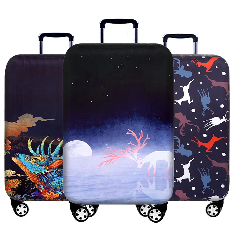 Washable Luggage Cover Anti-scratch Travel Suitcase Protector Cover Fits 18-32 Inch Luggage High Elastic Dustproof Storage Bag
Washable Luggage Cover Anti-scratch Travel Suitcase Protector Cover Fits 18-32 Inch Luggage High Elastic Dustproof Storage Bag