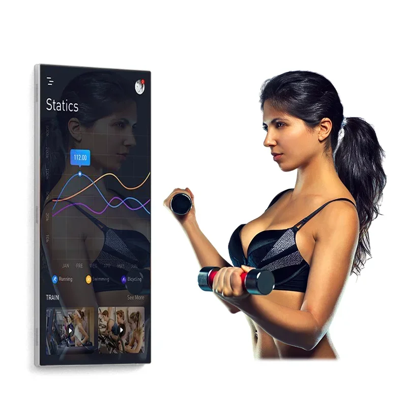 Magic Exercise Mirror Gym Interactive Health Full Body Sport Gym Floor Wall Exercise Workout Mirror Smart Fitness Mirror
Magic Exercise Mirror Gym Interactive Health Full Body Sport Gym Floor Wall Exercise Workout Mirror Smart Fitness Mirror