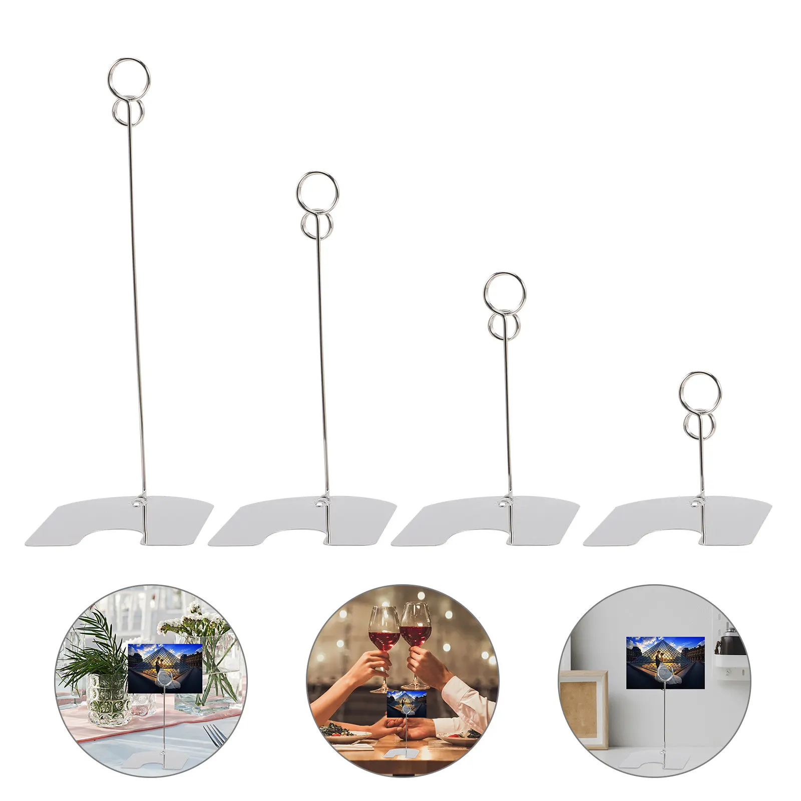4Pcs Multifunctional Card Holders Table Number Stands Photo Display Stand for Wedding Birthday Party Baby Shower
4Pcs Multifunctional Card Holders Table Number Stands Photo Display Stand for Wedding Birthday Party Baby Shower