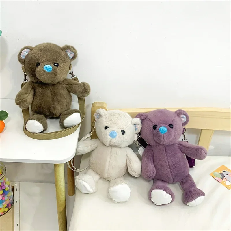 Children Messenger Bags Cartoon Bear Crossbody Bag for Women Plush Bag Cute Women Shoulder Bag Purse and Handbags Сумка Женская
Children Messenger Bags Cartoon Bear Crossbody Bag for Women Plush Bag Cute Women Shoulder Bag Purse and Handbags Сумка Женская