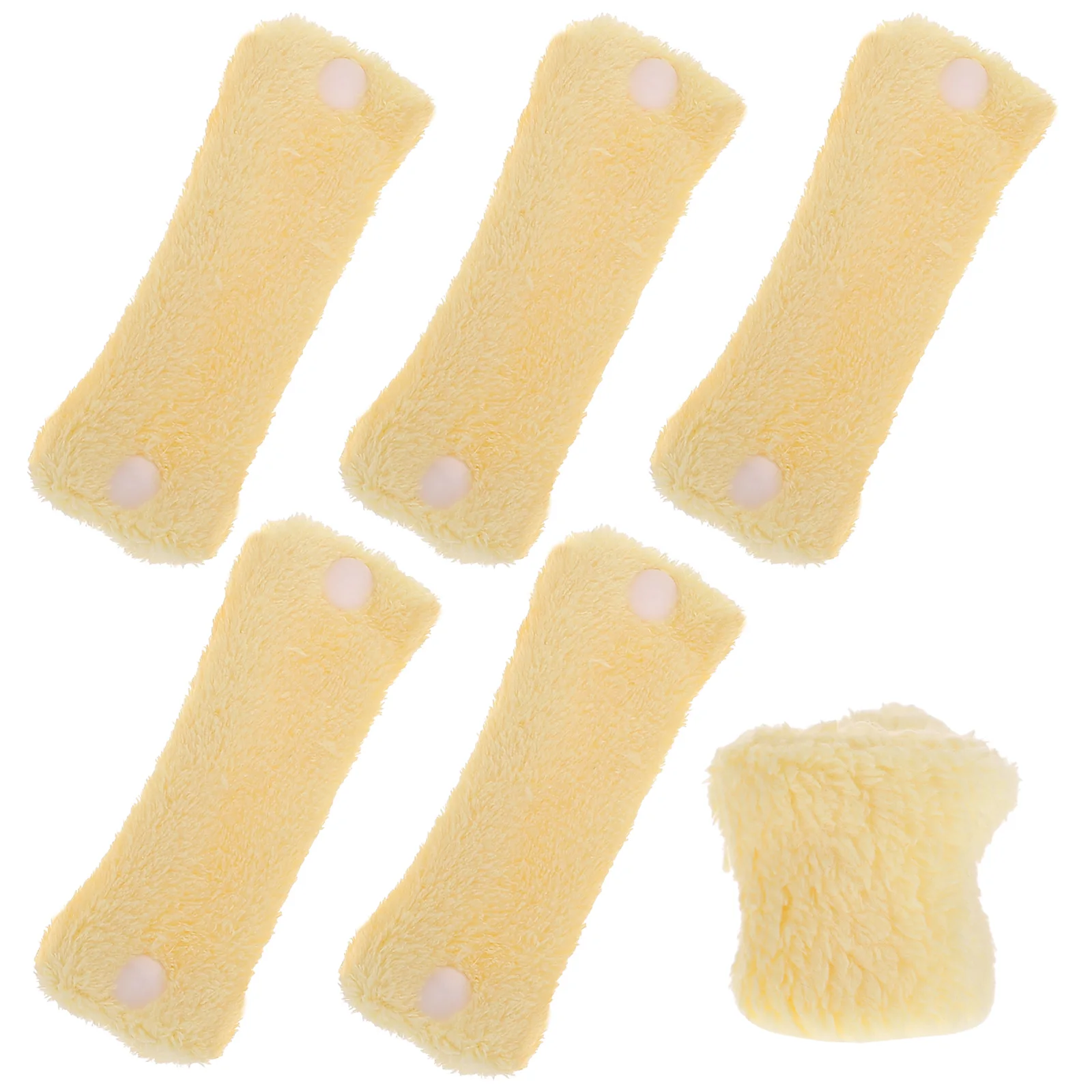 6pcs Coral Velvet Curlers No Heat Sleep Hair Rollers for Long Hair Sponge Tools Yellow Overnight Styling Accessories 
6pcs Coral Velvet Curlers No Heat Sleep Hair Rollers for Long Hair Sponge Tools Yellow Overnight Styling Accessories