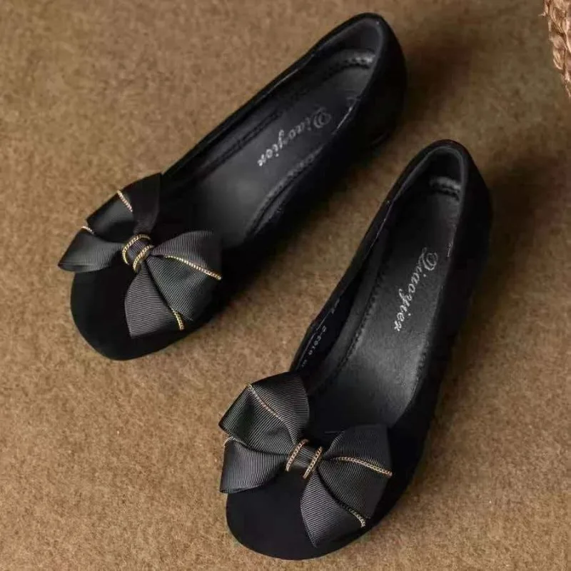 Women Fashion Green Bow Tie Flock Flat Shoes Zapatos De Mujer Lady Casual Black Office & Party Shoes Sapatos Femininas
Women Fashion Green Bow Tie Flock Flat Shoes Zapatos De Mujer Lady Casual Black Office & Party Shoes Sapatos Femininas