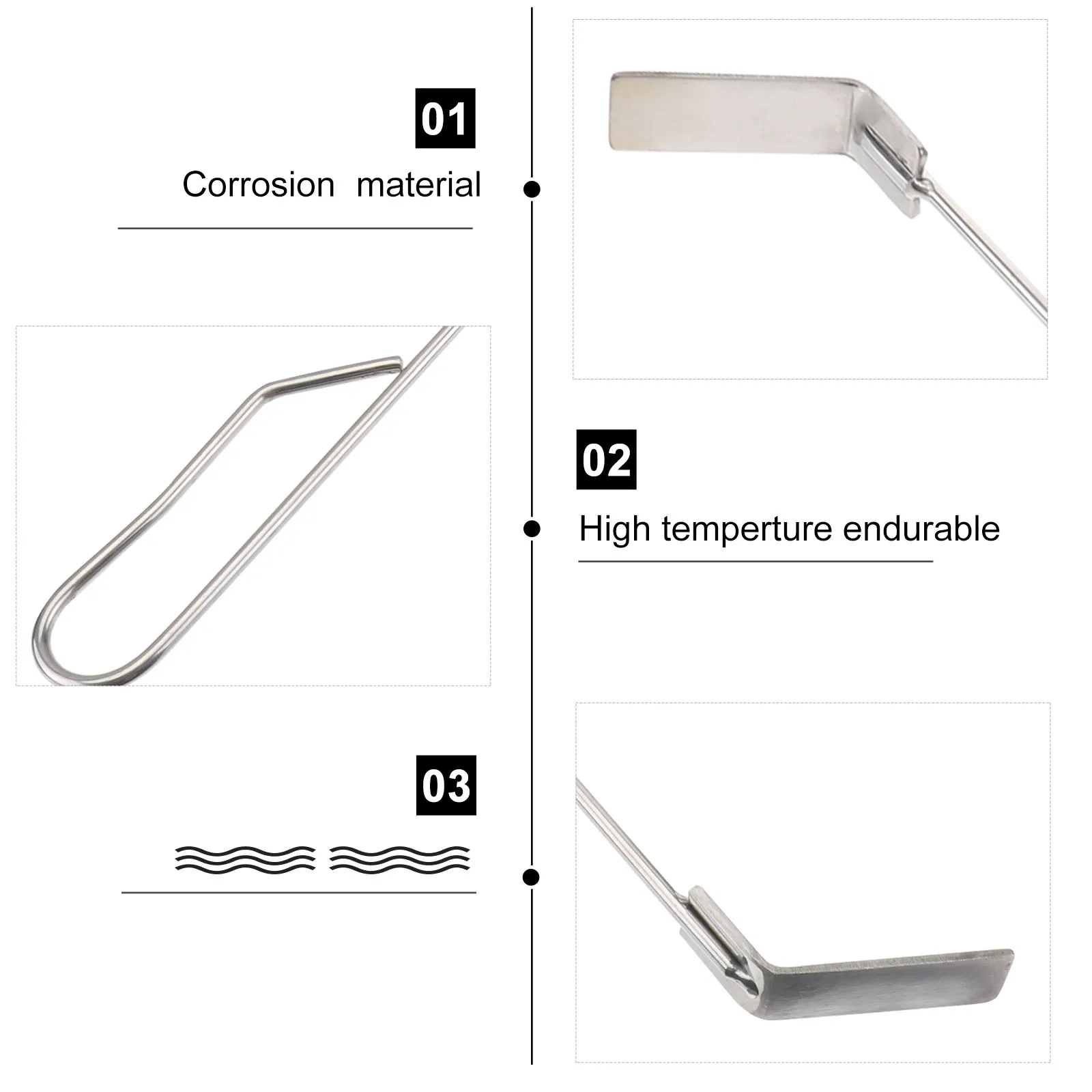 46cm Stainless Steel Bbq Ash Tool Rake Poker for Egg Charcoal Smoker Wood Burning Stove Non-Handle Hanging Hook
46cm Stainless Steel Bbq Ash Tool Rake Poker for Egg Charcoal Smoker Wood Burning Stove Non-Handle Hanging Hook