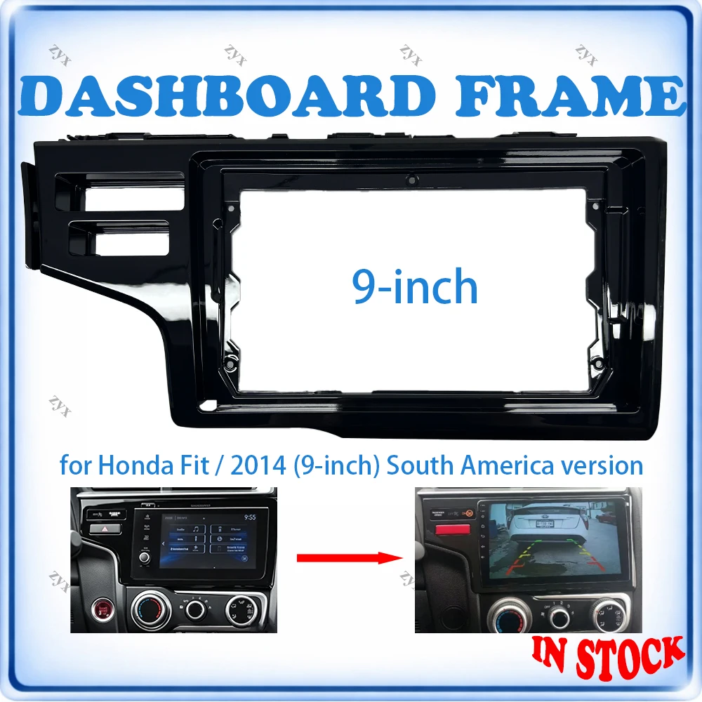 Car Radio Fascia Frame For Honda Fit 2014 9 inch South America Version Wiring Harness Power Cable Car Accessories Plug & Play
Car Radio Fascia Frame For Honda Fit 2014 9 inch South America Version Wiring Harness Power Cable Car Accessories Plug & Play