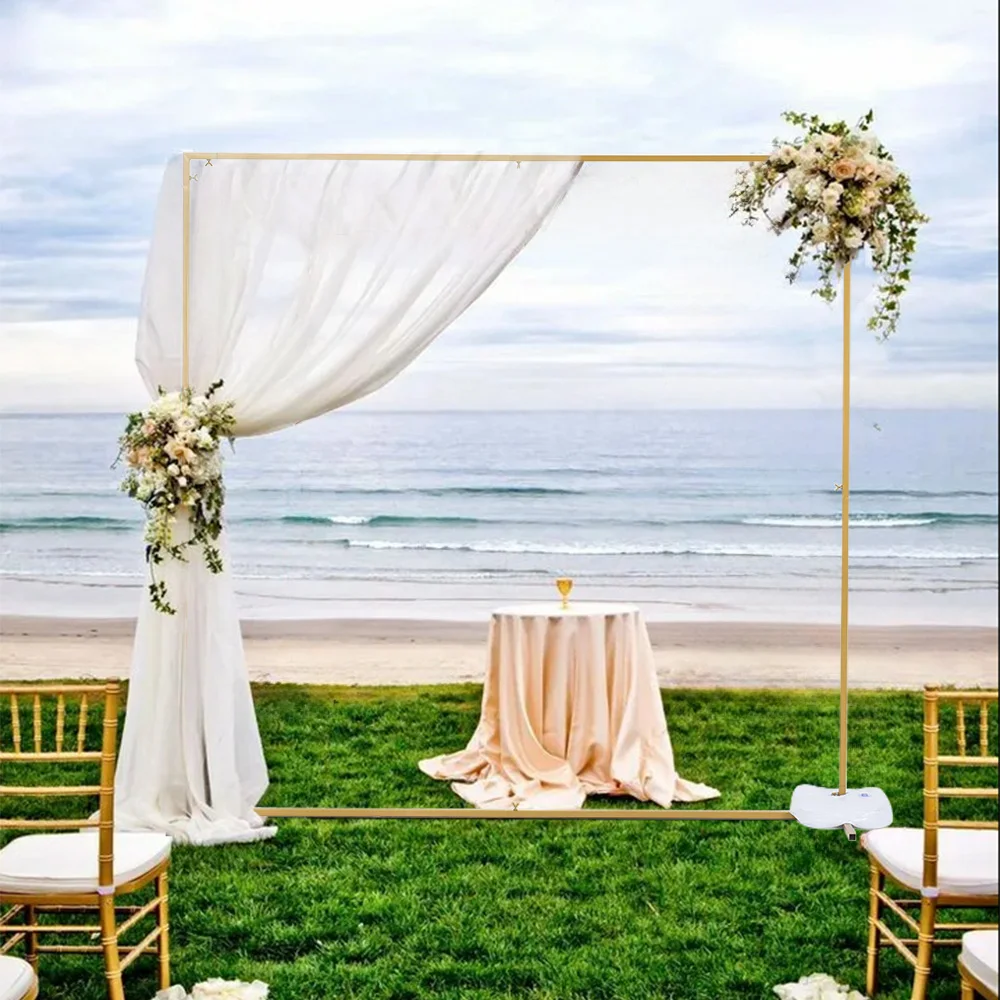 Square Wedding Arch Backdrop Stand Balloon Frame for Party Wedding Birthday Graduation Anniversary Bridal Baby Shower Decoration 
Square Wedding Arch Backdrop Stand Balloon Frame for Party Wedding Birthday Graduation Anniversary Bridal Baby Shower Decoration