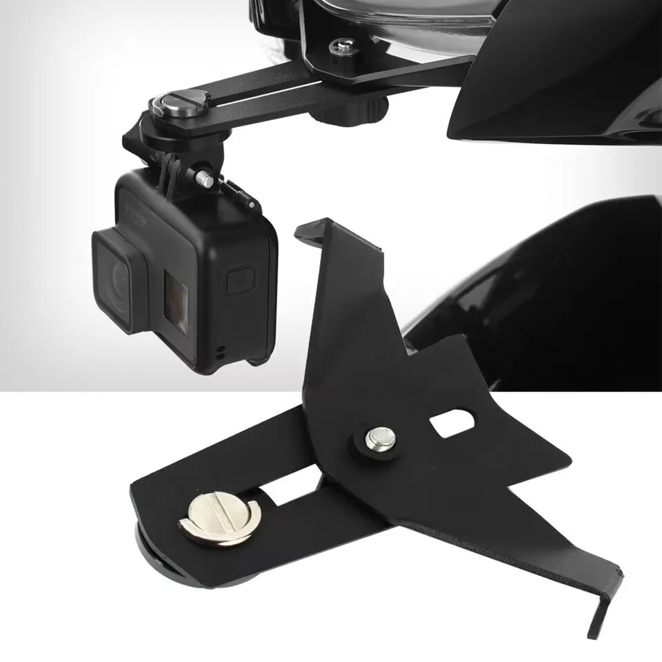 Motorcycle Brand new Accessory Dash Cam CNC Aluminum Camera Bracket Suitable For BMW R1250RT R1200RT LC 2014-2020
Motorcycle Brand new Accessory Dash Cam CNC Aluminum Camera Bracket Suitable For BMW R1250RT R1200RT LC 2014-2020