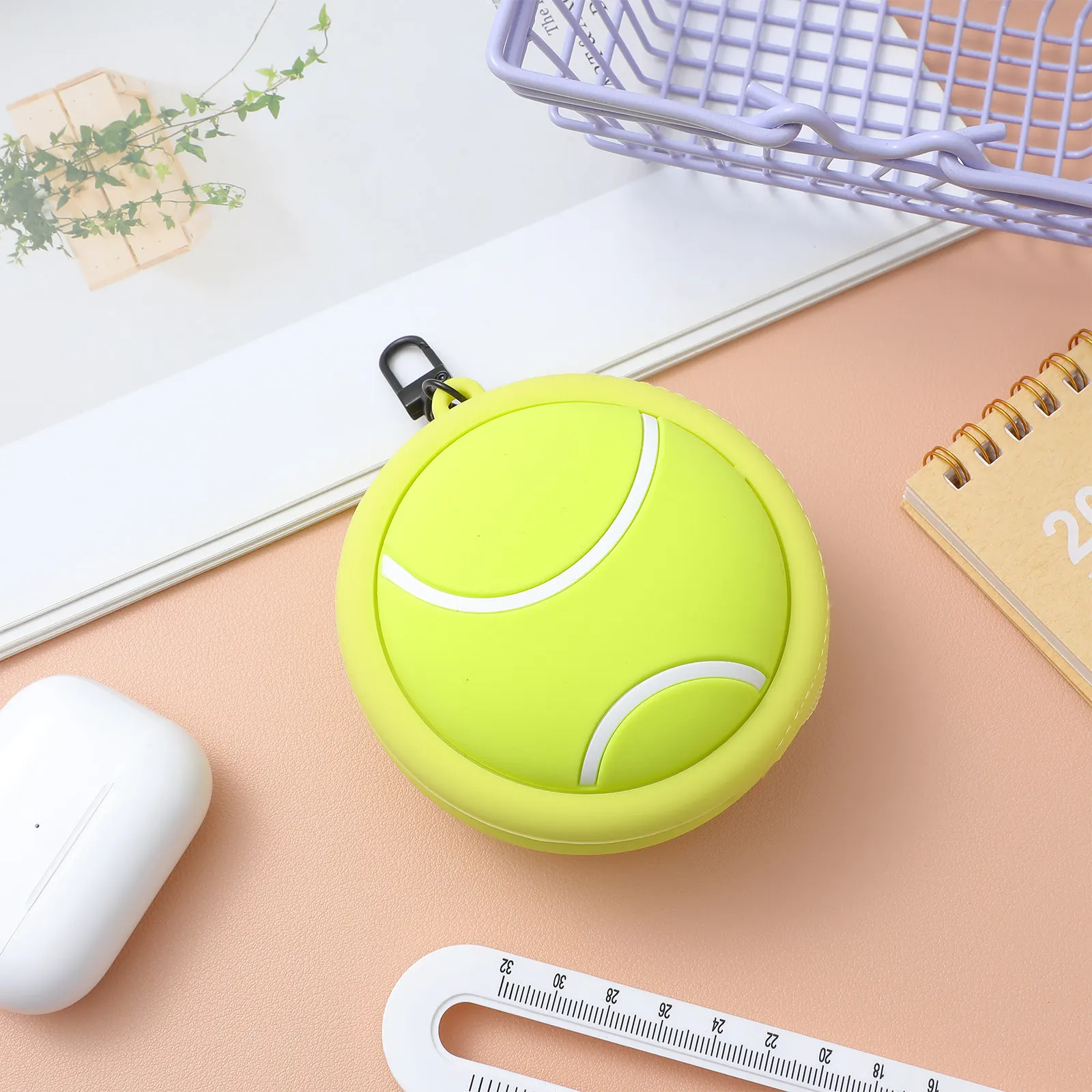 Silicone Tennis Coin Pouch Mini Zipper Wallet for Earphones Keys Coins Portable Sweatproof Waterproof Sports Pendant Bag Travel
Silicone Tennis Coin Pouch Mini Zipper Wallet for Earphones Keys Coins Portable Sweatproof Waterproof Sports Pendant Bag Travel