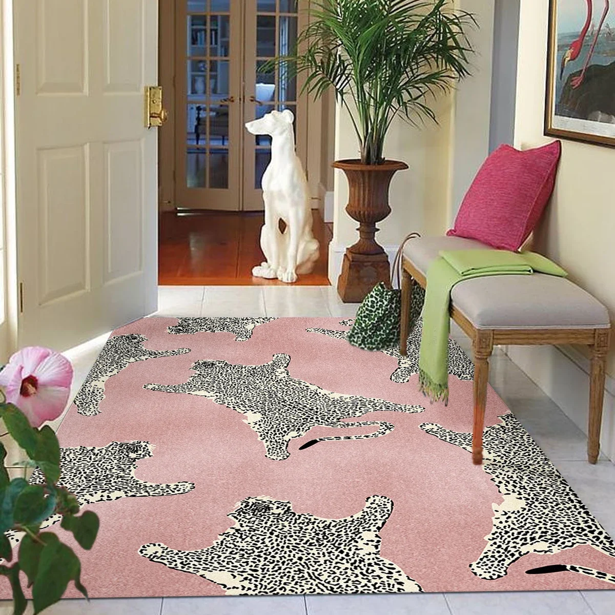Living Room Carpet Pink Rug Big Size Home Decoration Leopard Vintage Floor Mat Bedroom Machine Washable Soft Plush Rugs Ковер
Living Room Carpet Pink Rug Big Size Home Decoration Leopard Vintage Floor Mat Bedroom Machine Washable Soft Plush Rugs Ковер