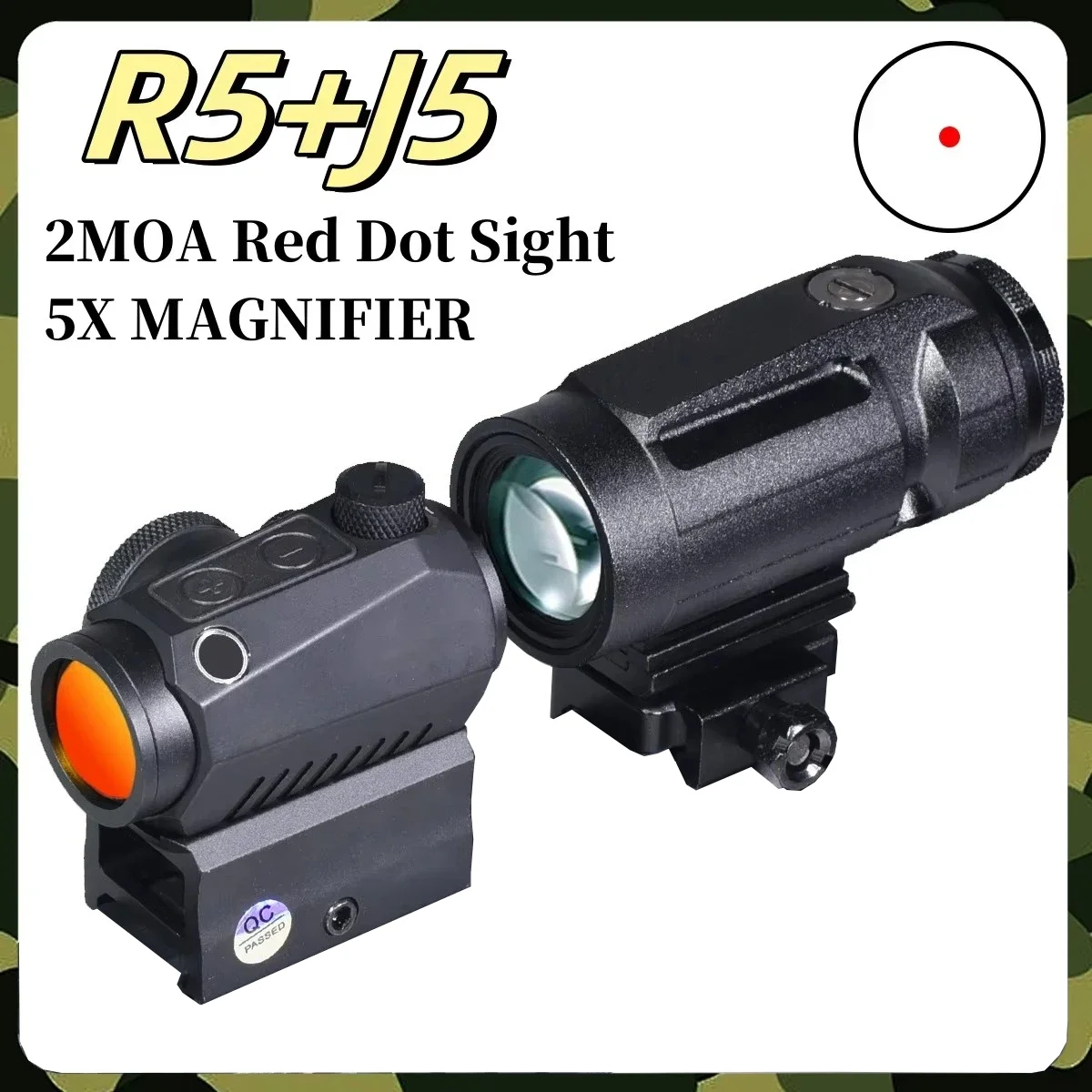 R5 J5 5x J3 3X Magnifier Tactical Scope Red Dot Sight Spotting Scope 2MOA Holographic Hunting Co-Witness 1:1 Replica
R5 J5 5x J3 3X Magnifier Tactical Scope Red Dot Sight Spotting Scope 2MOA Holographic Hunting Co-Witness 1:1 Replica