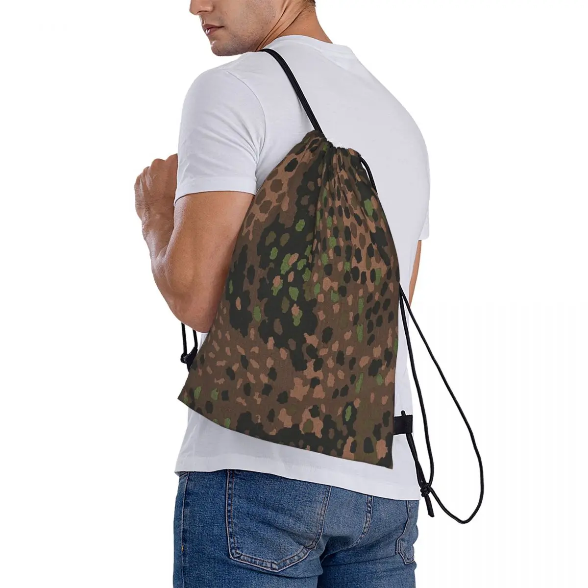 Splintertarn German WW Camouflage Army Military Camo Backpacks Multi-function Drawstring Bags Storage Bag
Splintertarn German WW Camouflage Army Military Camo Backpacks Multi-function Drawstring Bags Storage Bag