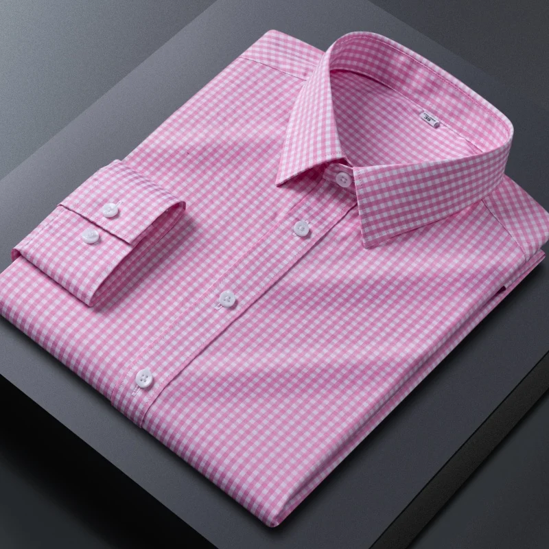 Новая классическая полосатая клетчатая рубашка из бамбукового волокна для мужчин с длинным рукавом Slim Fit 3xl Деловая мужская белая классическая рубашка с длинным рукавом Повседневная 
Новая классическая полосатая клетчатая рубашка из бамбукового волокна для мужчин с длинным рукавом Slim Fit 3xl Деловая мужская белая классическая рубашка с длинным рукавом Повседневная