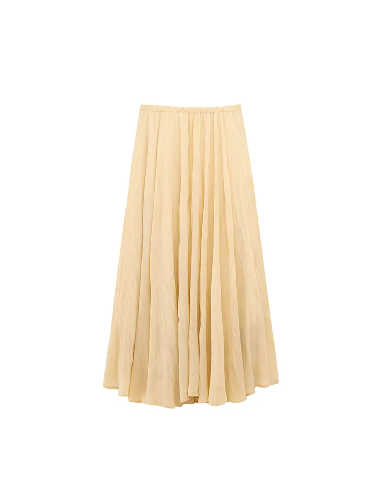 European and American style spring new women's clothing fashionable versatile wrinkle effect temperament midi skirt
European and American style spring new women's clothing fashionable versatile wrinkle effect temperament midi skirt