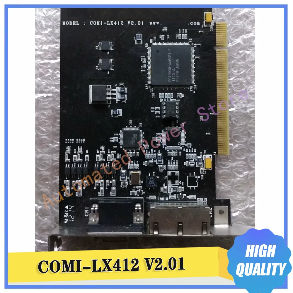 Control Card COMI-LX412 V2.01 100% Tested Fast Ship
Control Card COMI-LX412 V2.01 100% Tested Fast Ship