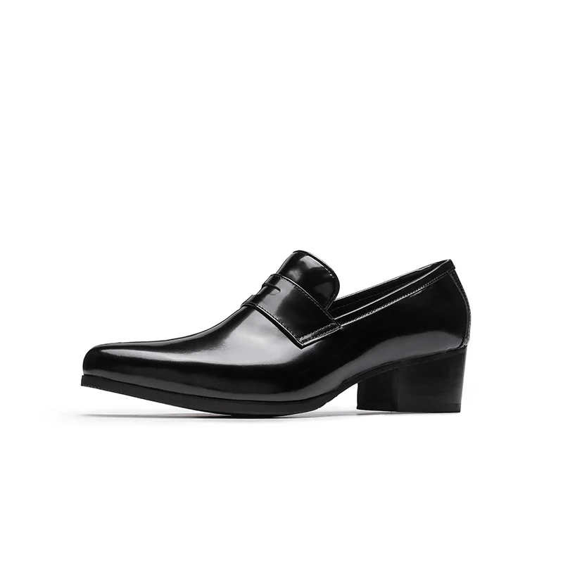 Pointed Toe Patent Leather Dress Men Shoes High Heels Height Increase Wedding Shoes Mens Business Office Work Shoes Size 36-44
Pointed Toe Patent Leather Dress Men Shoes High Heels Height Increase Wedding Shoes Mens Business Office Work Shoes Size 36-44